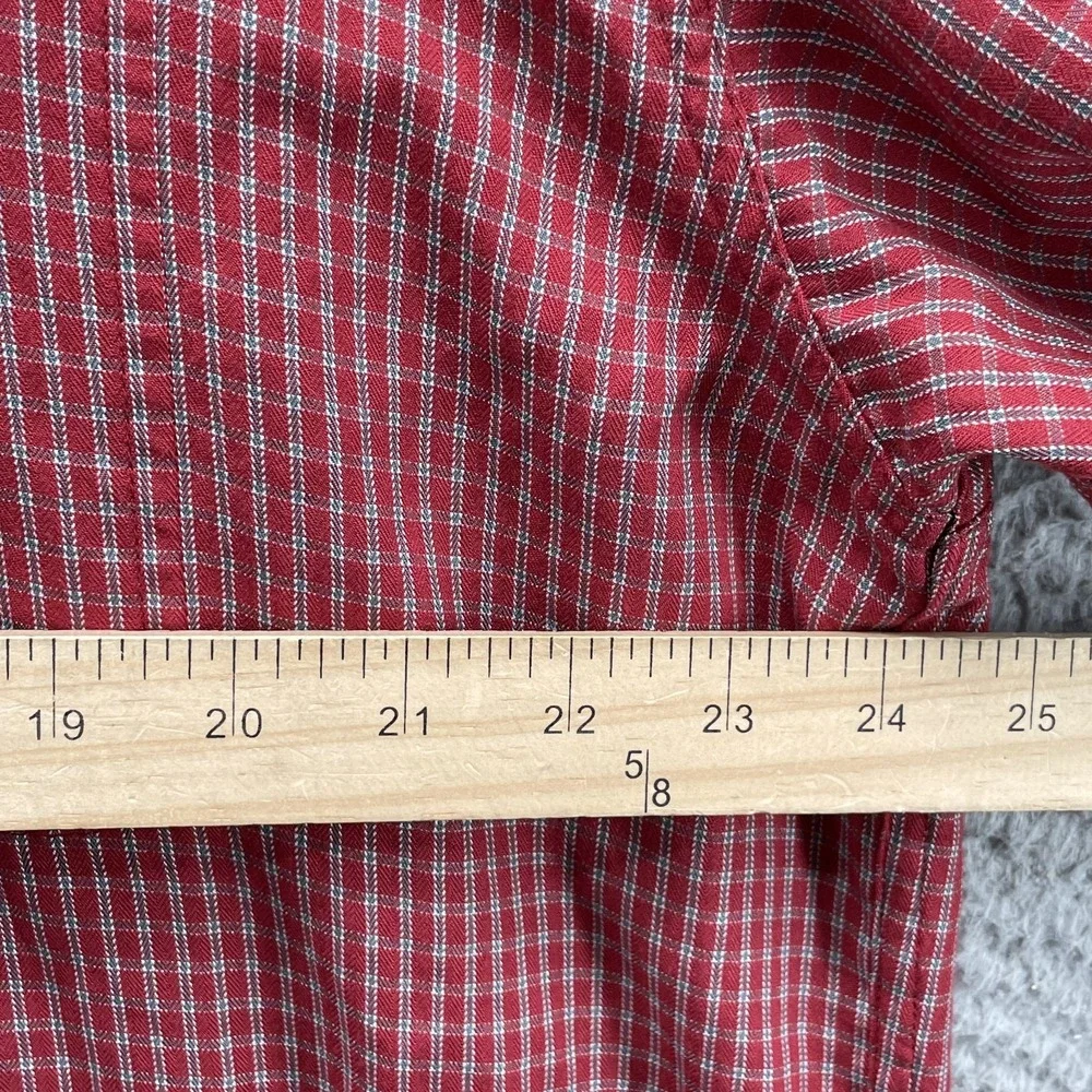 North Face Shirt Men 2XL Red Plaid Gorpcore Workwear Camp Academia Work Tech 90s